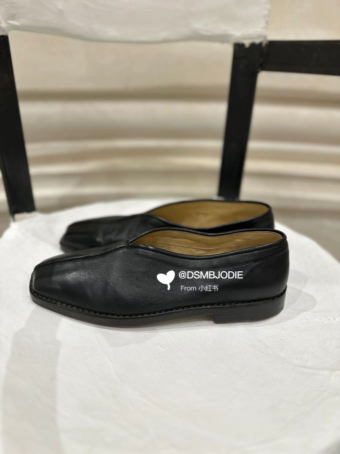 低帮 一脚蹬 中口鞋 皮革 