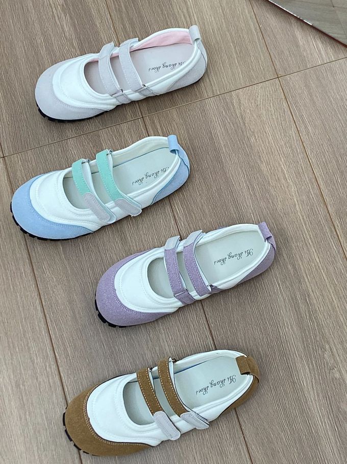 圆头 低帮 魔术贴 中口鞋 