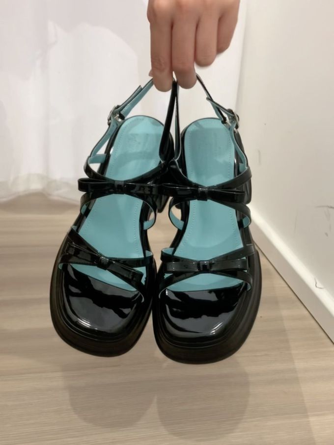 无帮 袢扣 皮革 