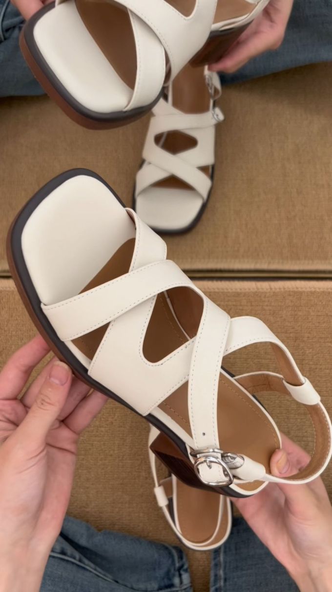 无帮 袢扣 皮革 