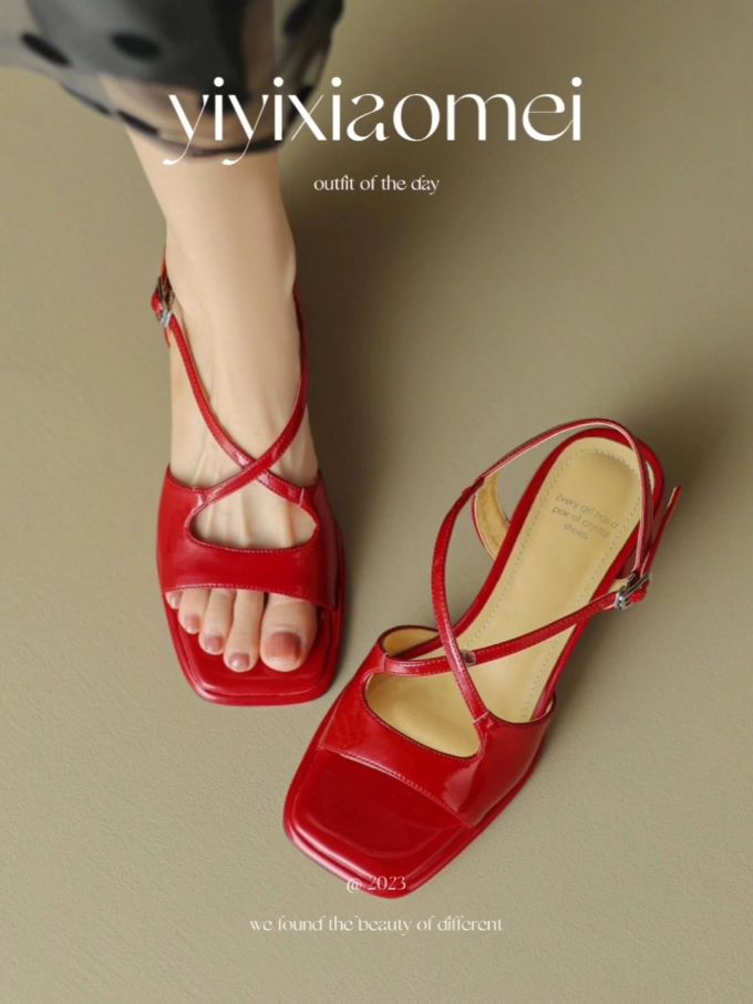 无帮 袢扣 皮革 