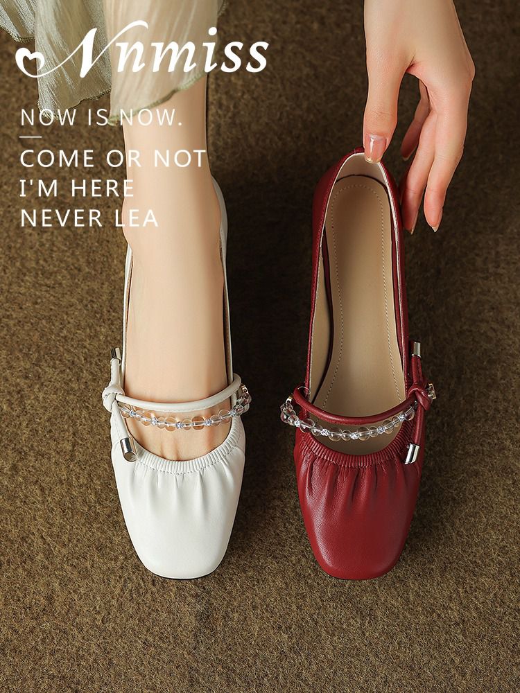 方头 中口鞋 皮革  - VALI鞋履AI设计主图