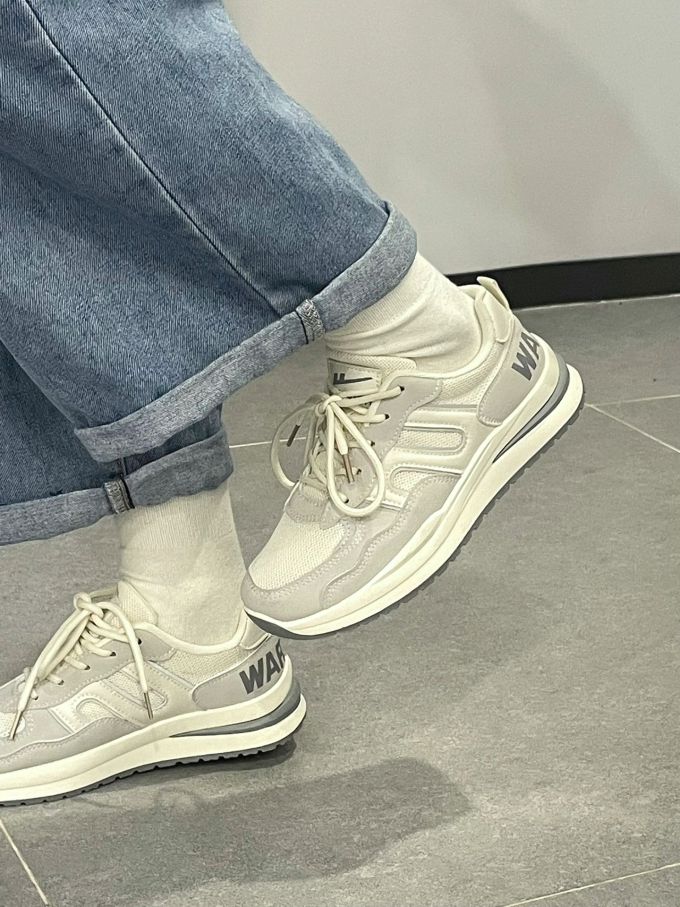 低帮 系带 网面 