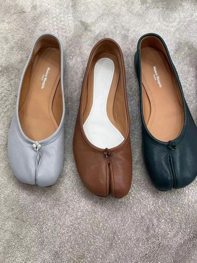 异形头-分趾 一脚蹬 皮革 