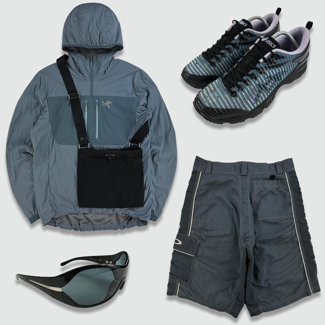 防护功能 O型 连帽领 撞色/渐变 拼接 暴雨灰 酱黑色 星空蓝 基础绳带  - VALI鞋履AI设计主图