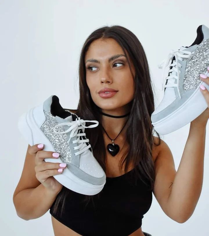 弹力面料 截短型 踢踏舞鞋色 性感  - VALI鞋履AI设计主图