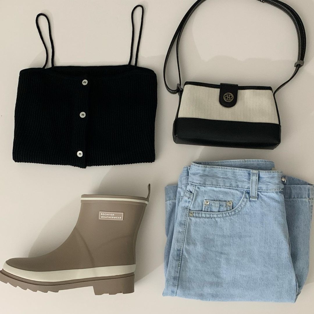 毛纺 H型 抹胸领 细针 针织螺纹 踢踏舞鞋色 基础扣饰  - VALI鞋履AI设计主图