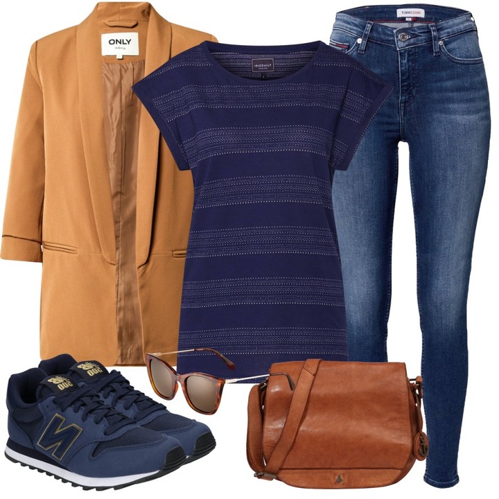 针织面料 T型 圆形领 条纹/波纹 蔷薇辉石色  - VALI鞋履AI设计主图