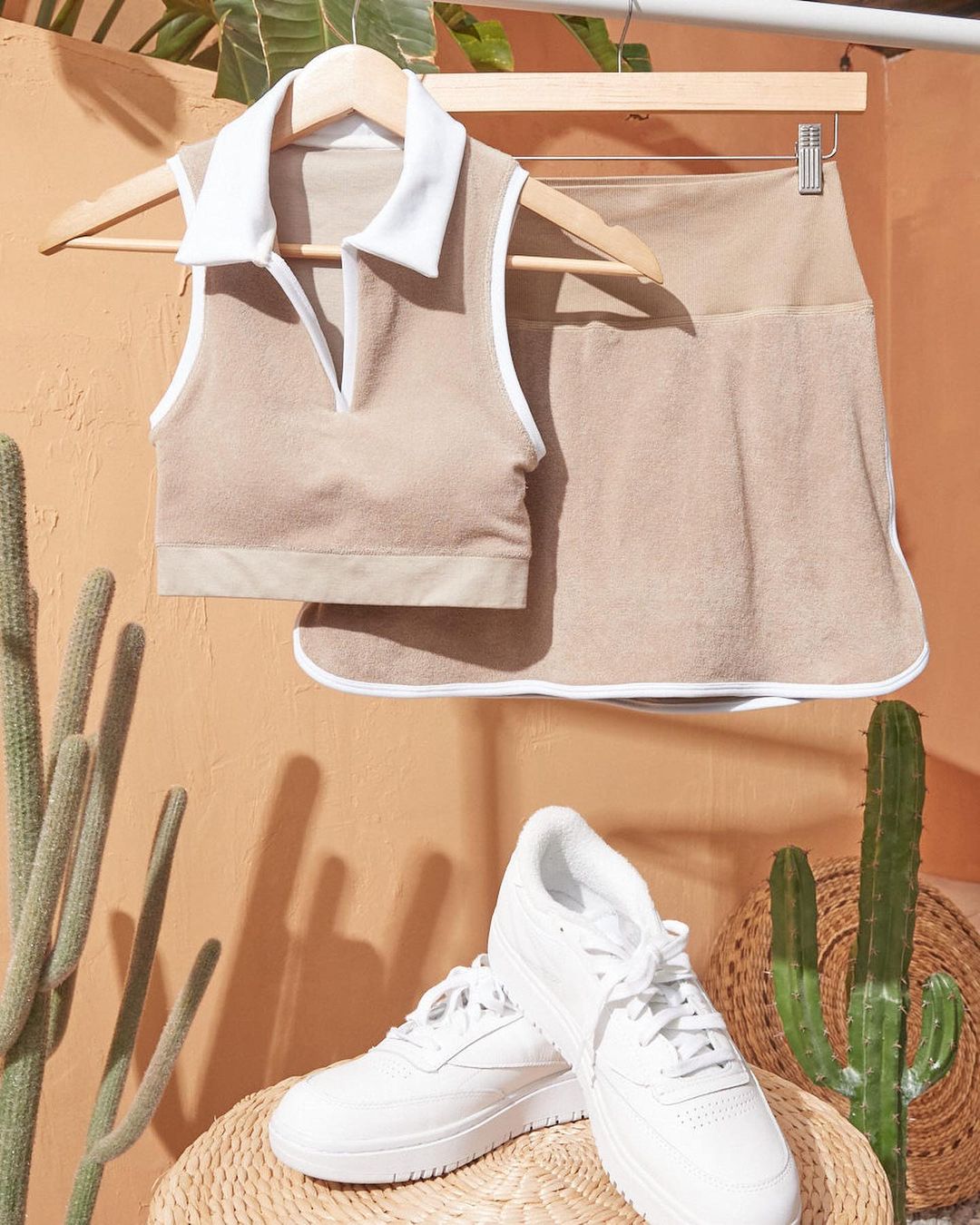 棉麻 轻粉色 乳霜色  - VALI鞋履AI设计主图