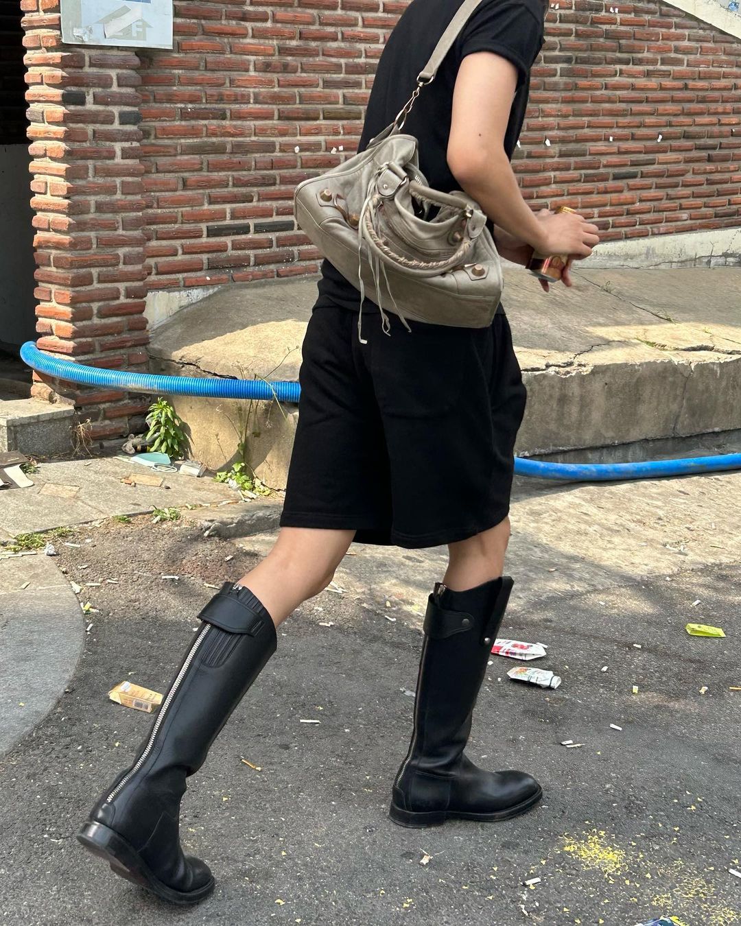 蓝黑色 基础绳带  - VALI鞋履AI设计主图