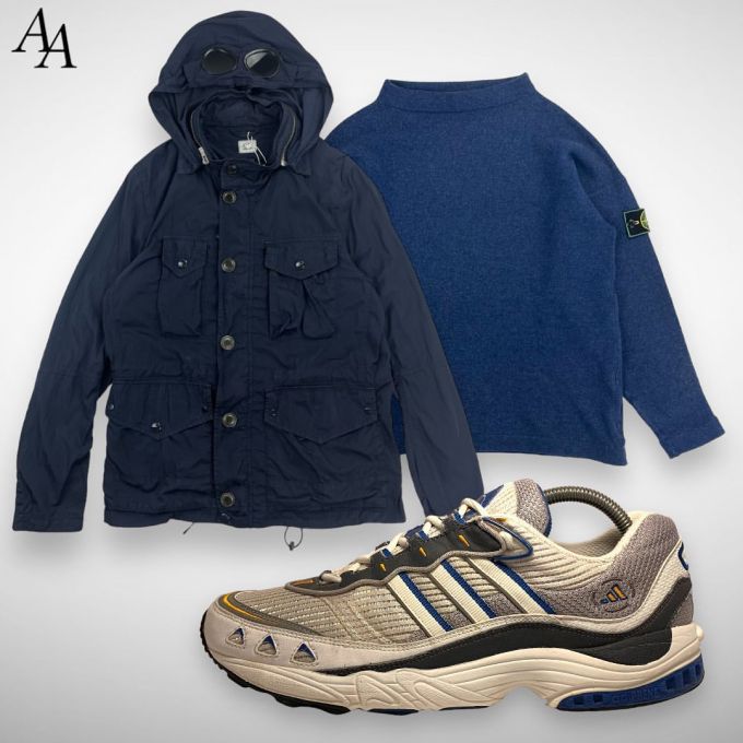 防护功能 H型 连帽领 深蓝黑色 基础绳带 基础扣饰 