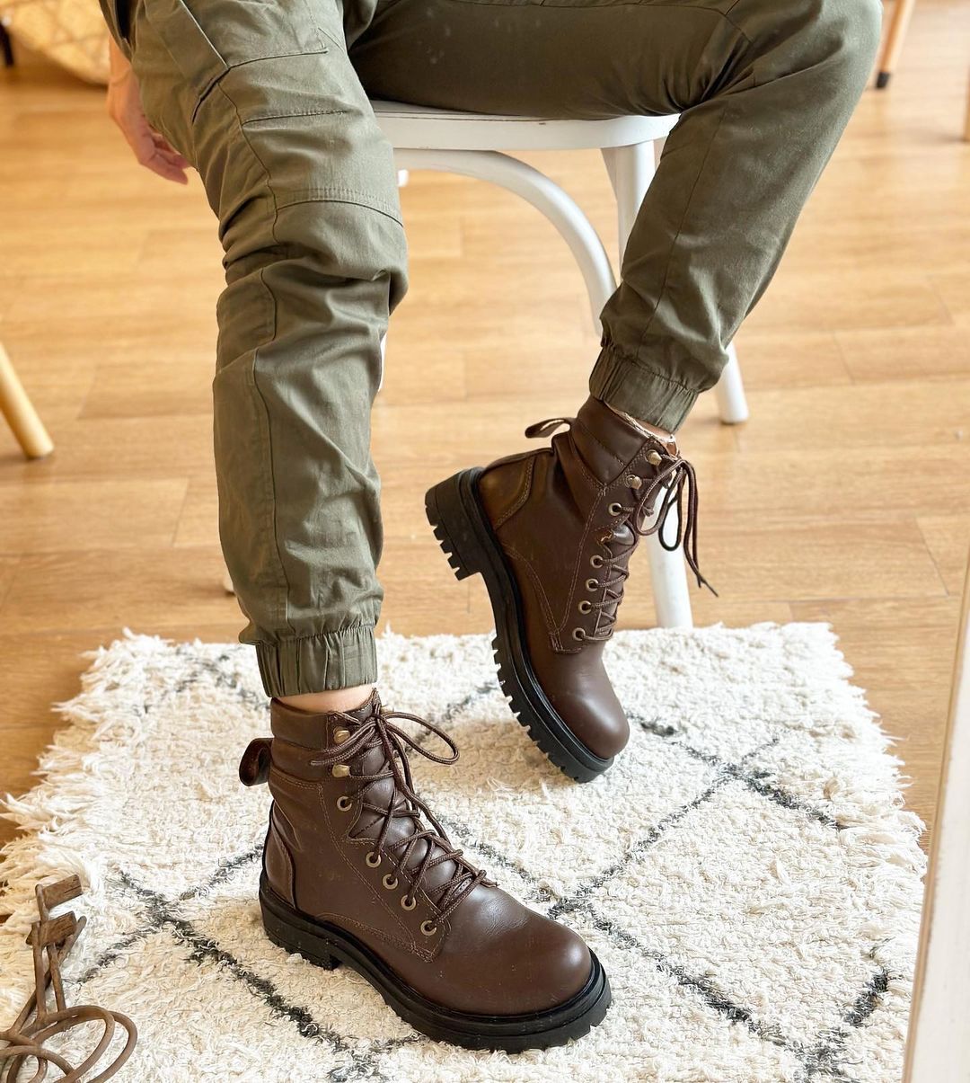 抽褶 太妃糖 褐绿色  - VALI鞋履AI设计主图