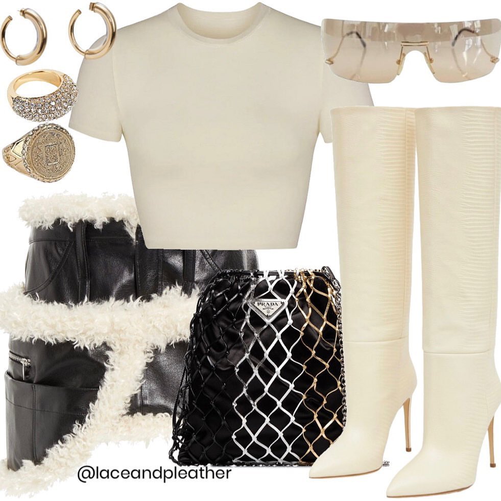 针织面料 圆形领 骨白色  - VALI鞋履AI设计主图