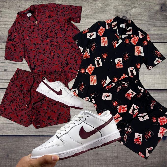 翻驳领 卡通次元 印花 夜蓝色 基础扣饰 