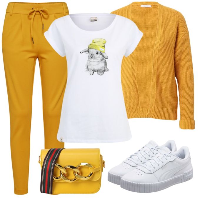 针织面料 圆形领 动物图案 印花 炽白 灰丁香色 