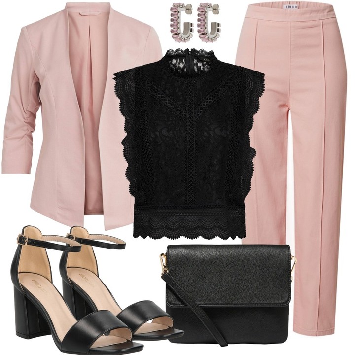 边缘装饰 浅粉色 极简  - VALI鞋履AI设计主图