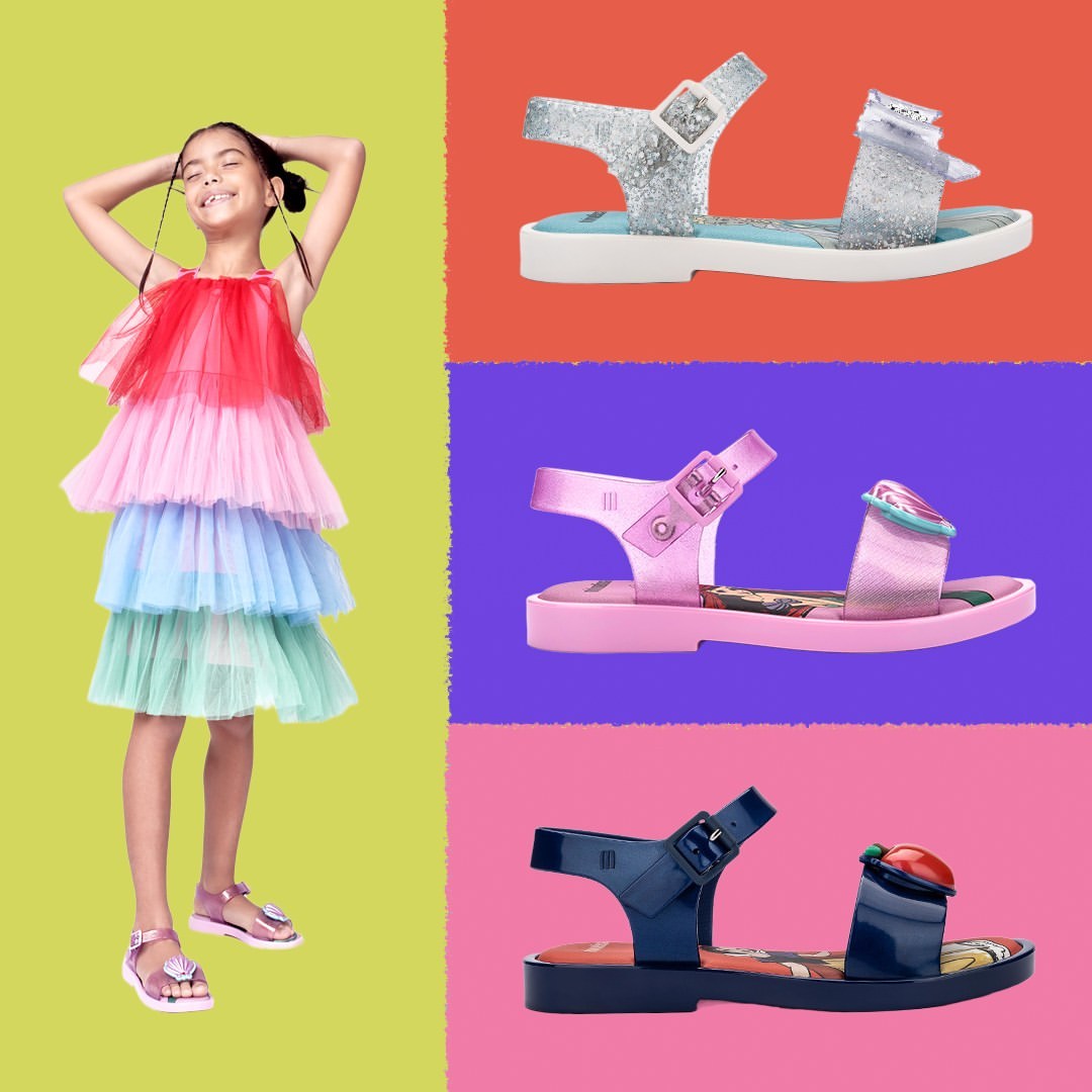 纱 A型 挂脖领 撞色/渐变 层叠 樱花粉红 楠塔基特风  - VALI鞋履AI设计主图