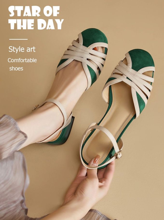 无帮 袢扣 皮革 