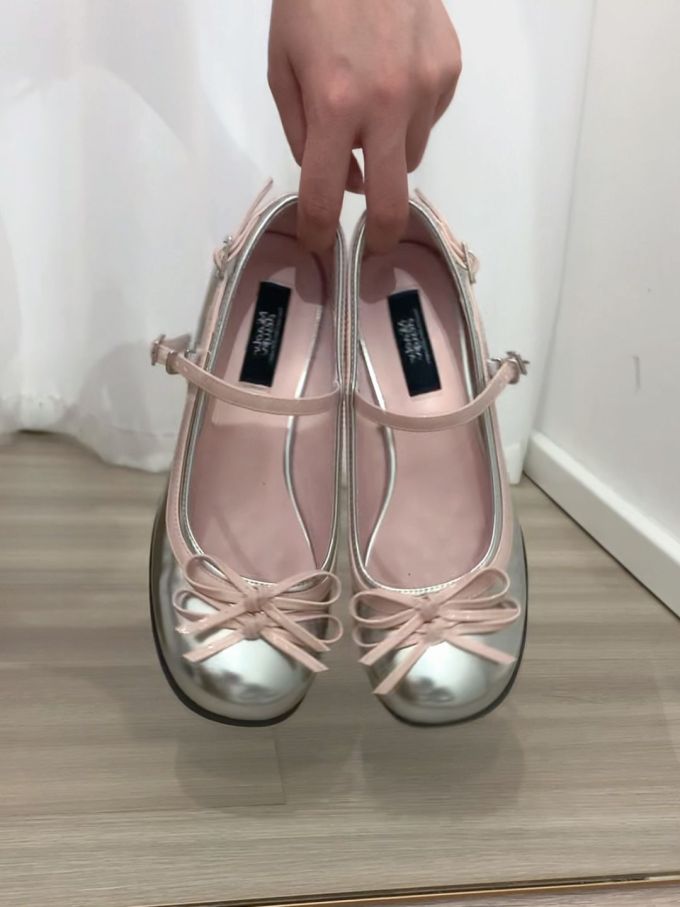 圆头 袢扣 浅口鞋 皮革 