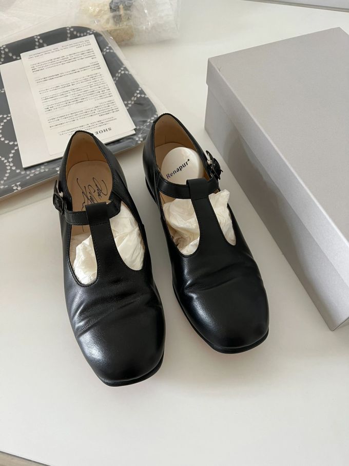 圆头 松紧带 中口鞋 皮革 