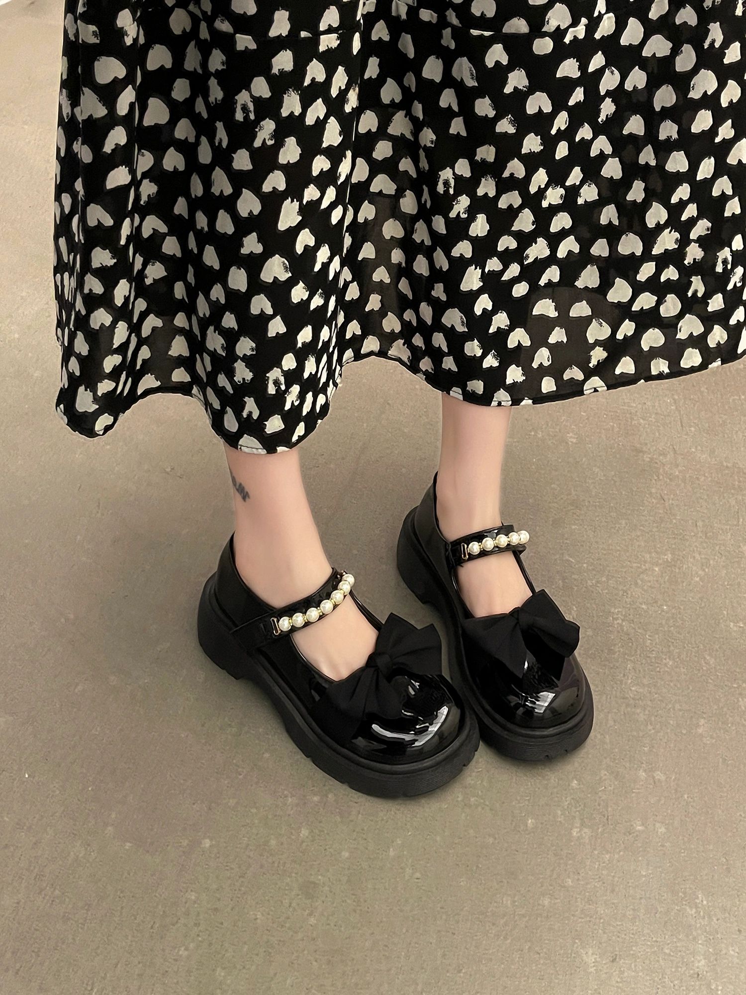 圆头 中口鞋 皮革  - VALI鞋履AI设计主图