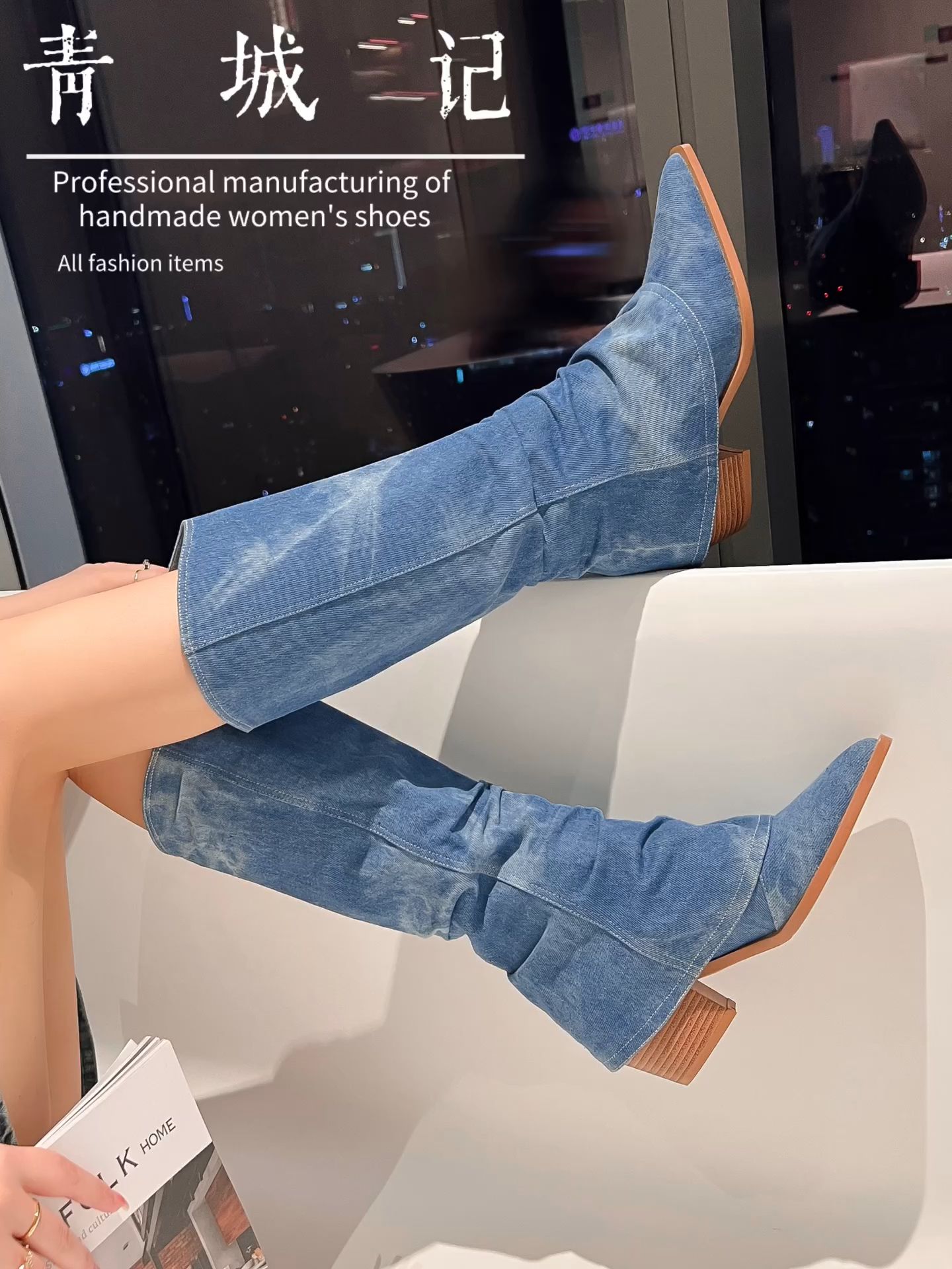 高跟 粗跟 尖头  - VALI鞋履AI设计主图