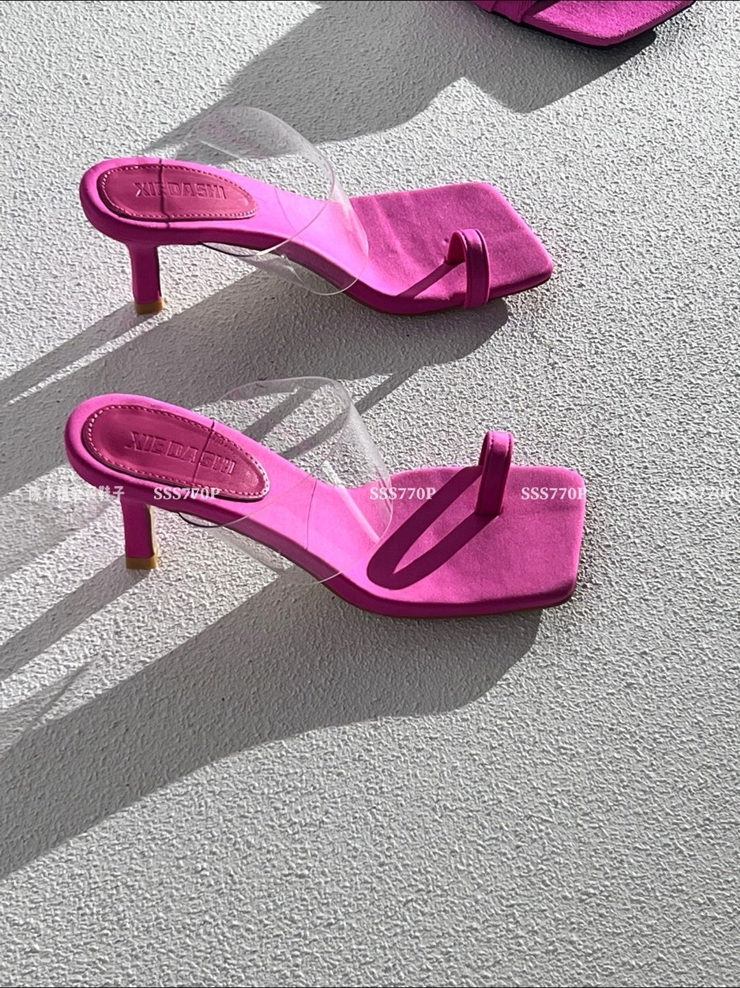 高跟 粗跟 无帮  - VALI鞋履AI设计主图