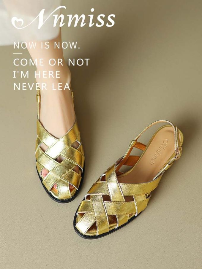 无帮 袢扣 皮革 