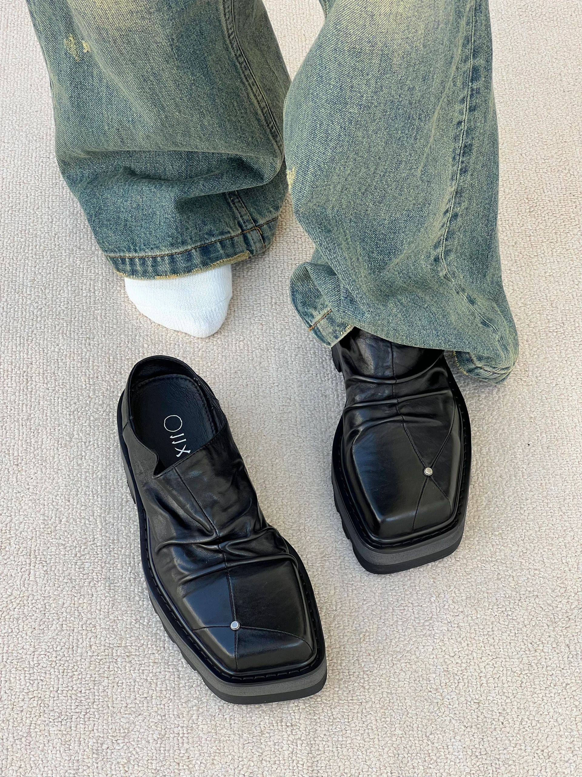 方头 皮革  - VALI鞋履AI设计主图