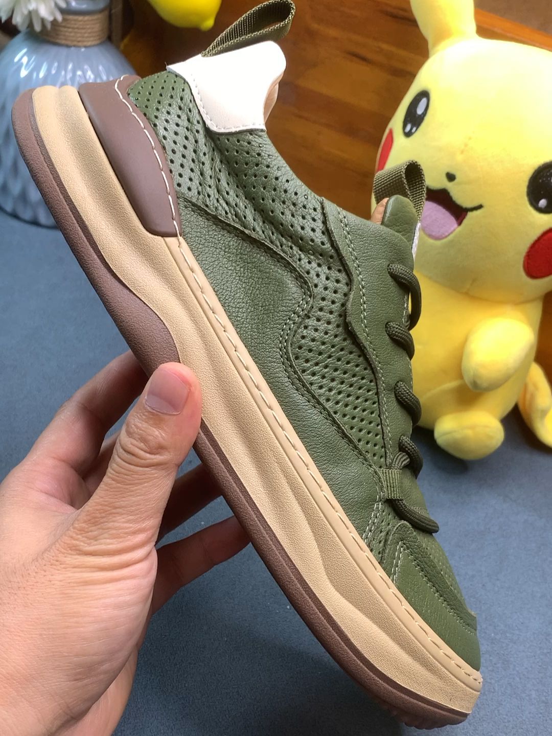 低帮 系带 皮革  - VALI鞋履AI设计主图