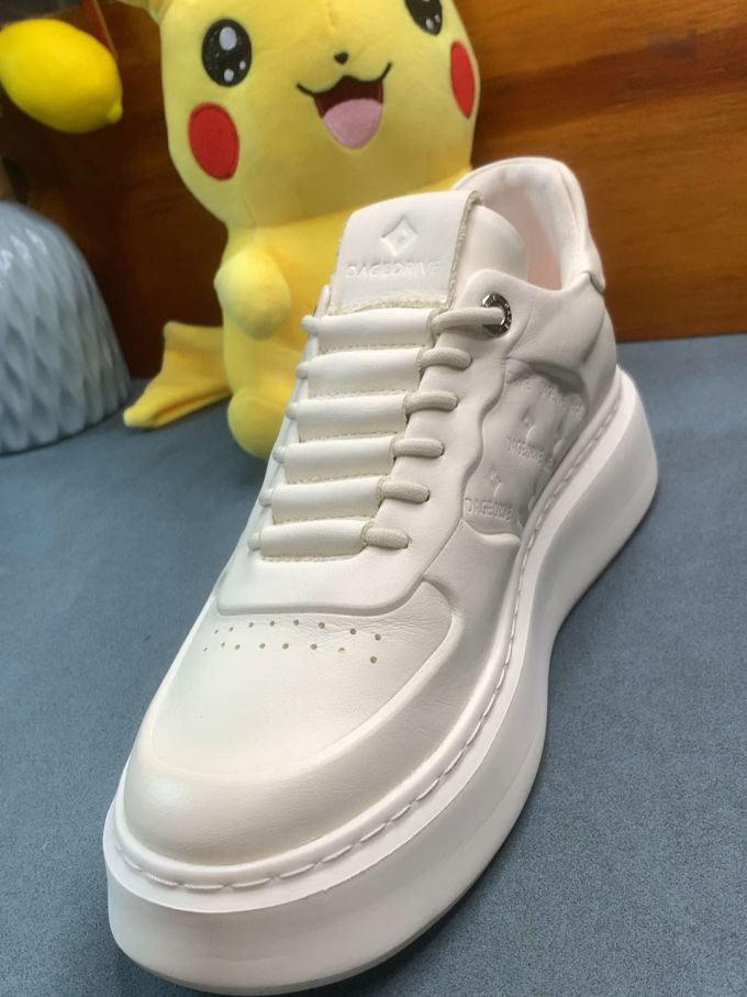 低帮 系带 皮革 