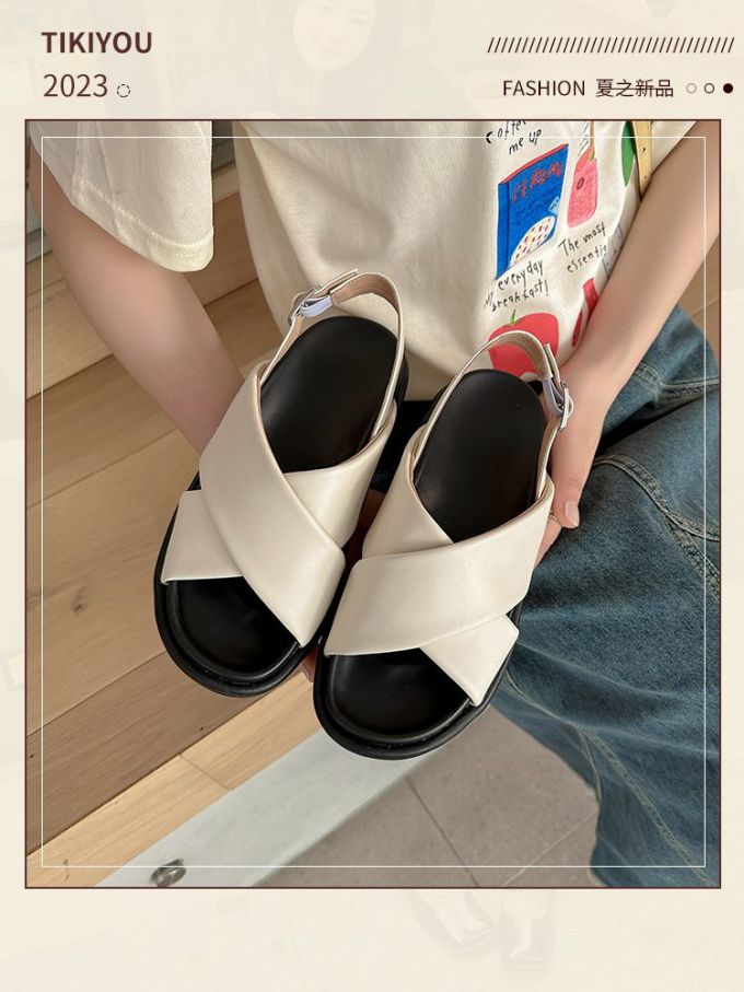 无帮 袢扣 皮革 