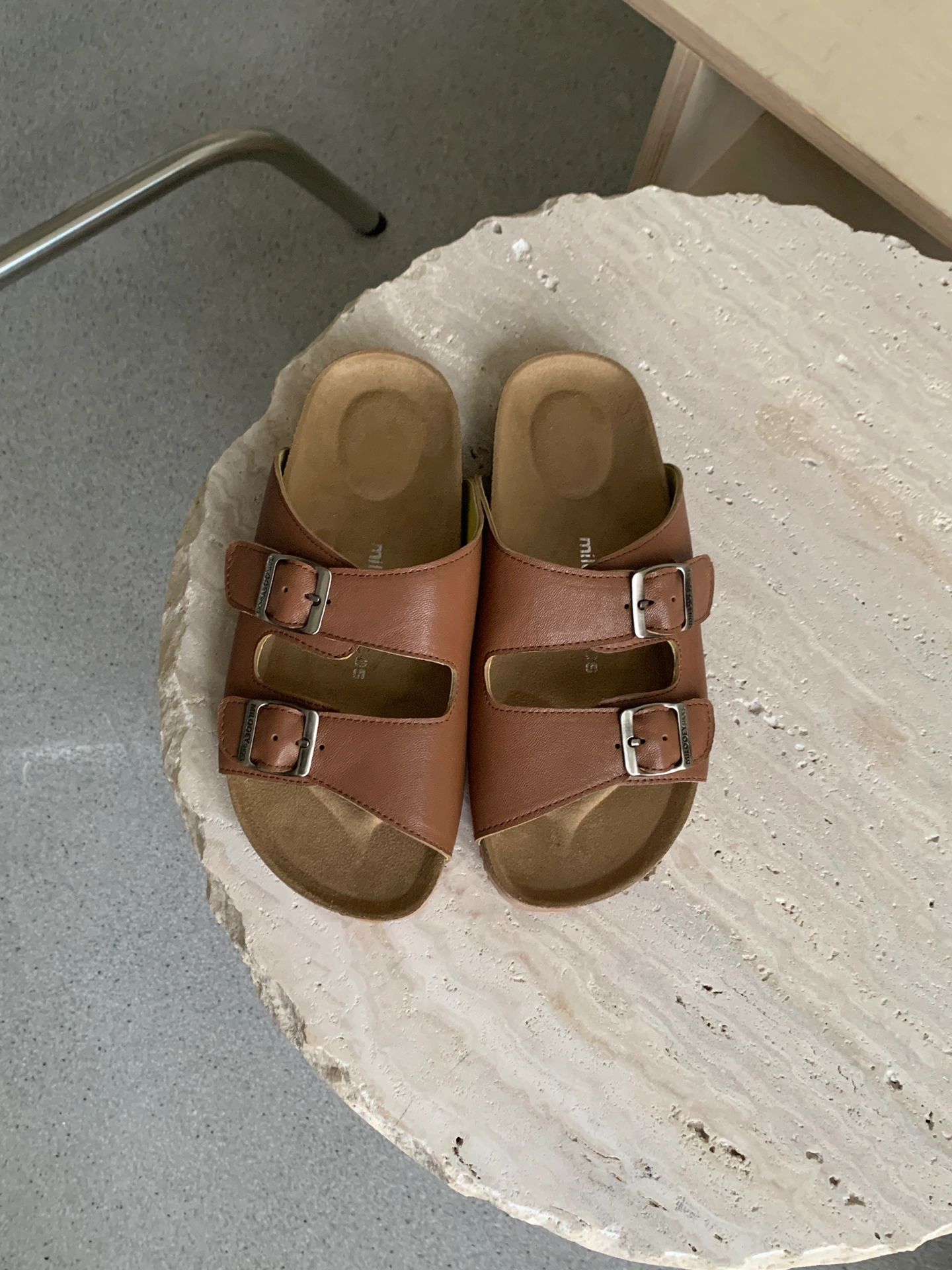 无帮 袢扣 皮革  - VALI鞋履AI设计主图