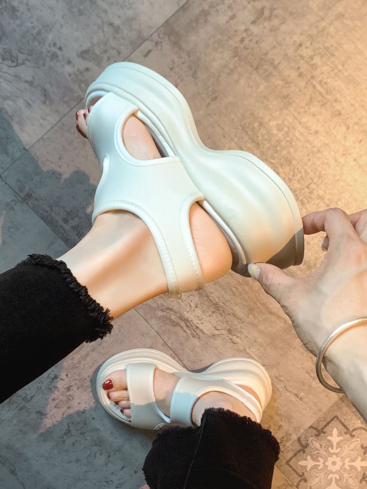 无帮 皮革  - VALI鞋履AI设计主图