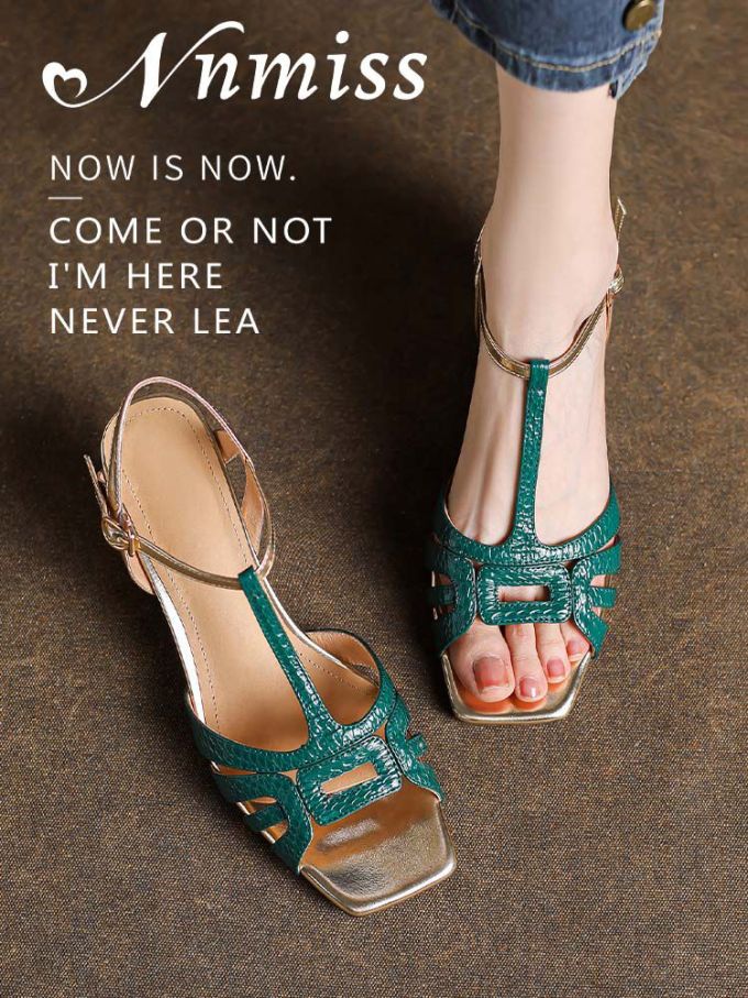 无帮 袢扣 皮革 