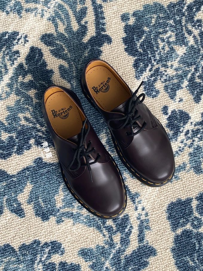 圆头 系带 皮革 