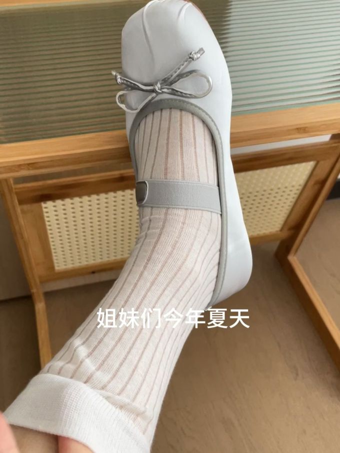 异形头-分趾 松紧带 中口鞋 皮革 