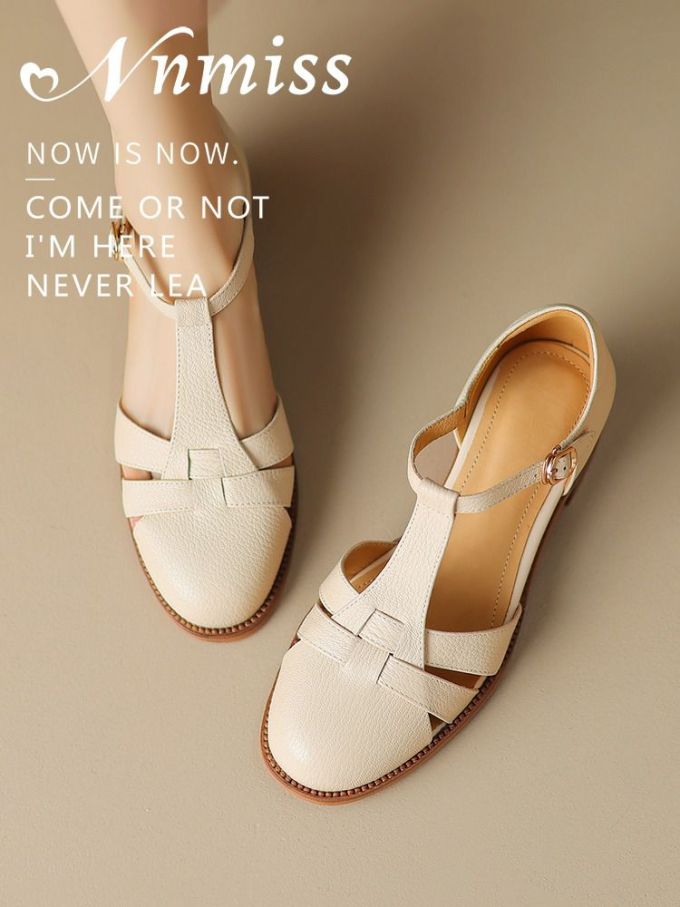 无帮 袢扣 皮革 