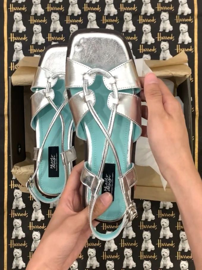 无帮 袢扣 皮革 