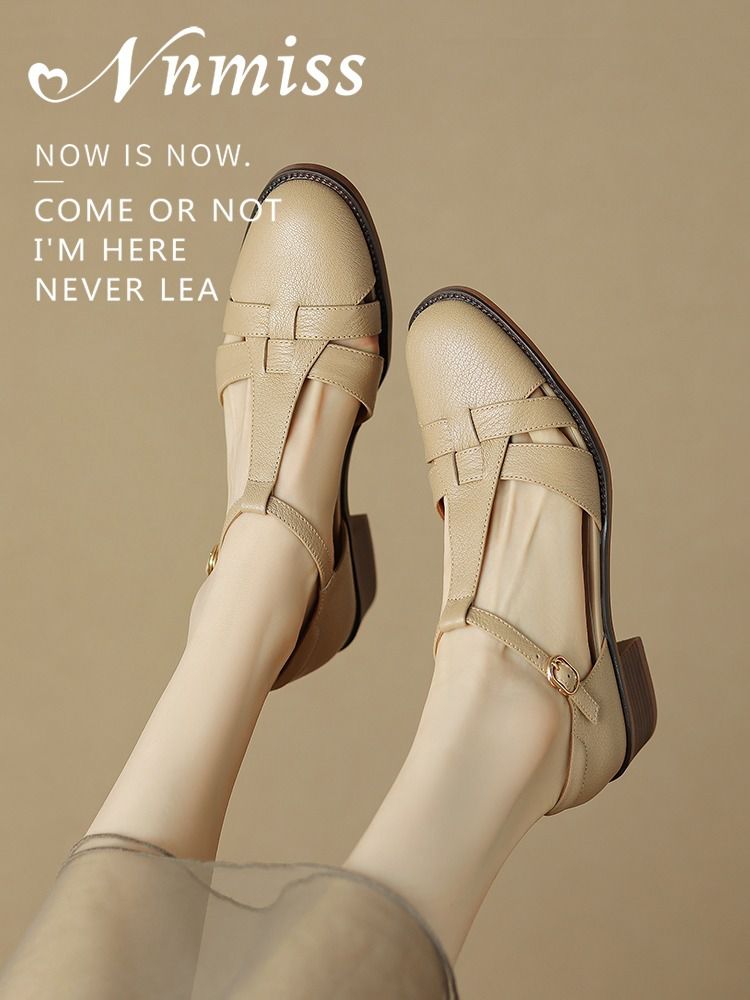 圆头 中口鞋 皮革  - VALI鞋履AI设计主图