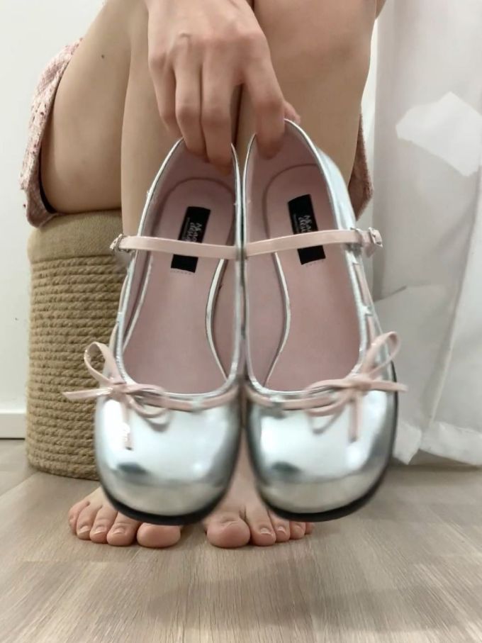 圆头 中口鞋 皮革 