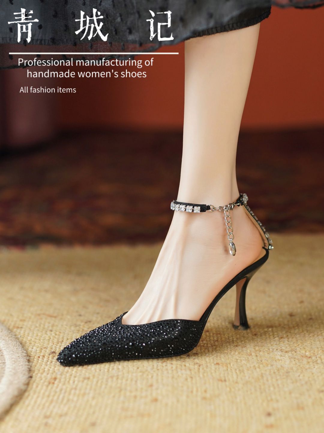 高跟 细跟 无帮  - VALI鞋履AI设计主图