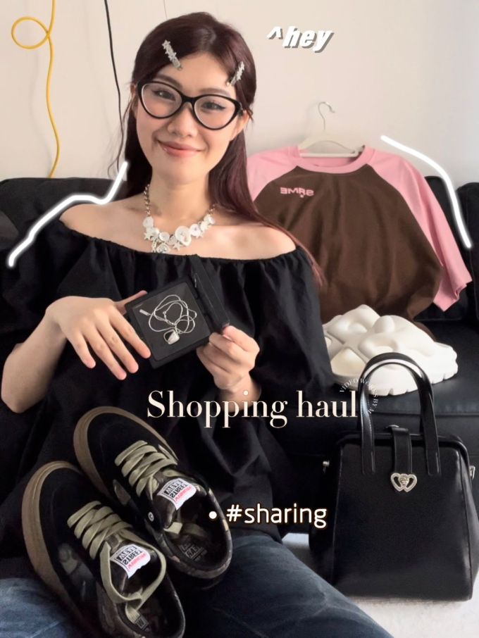 棉麻 T型 一字领 抽褶 夜空色 