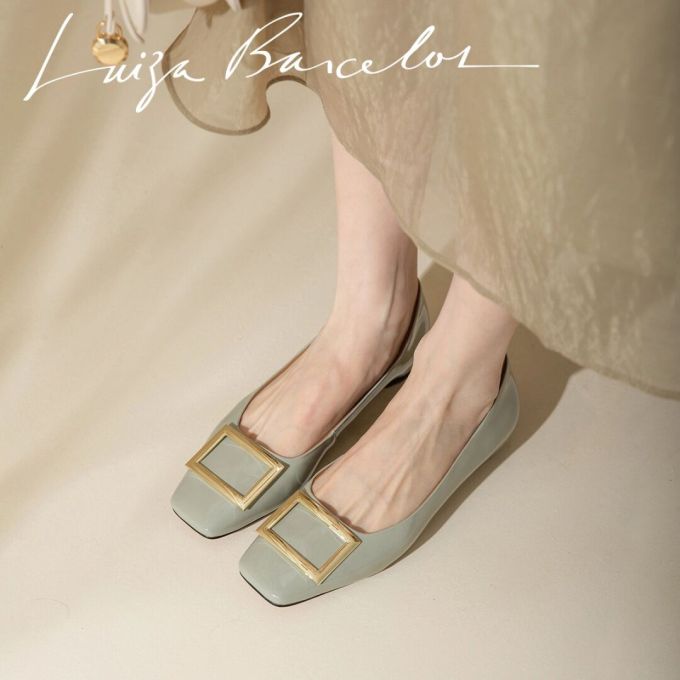 方头 低帮 一脚蹬 浅口鞋 