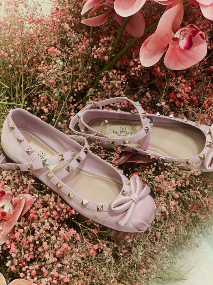 袢扣 浅口鞋 皮革 