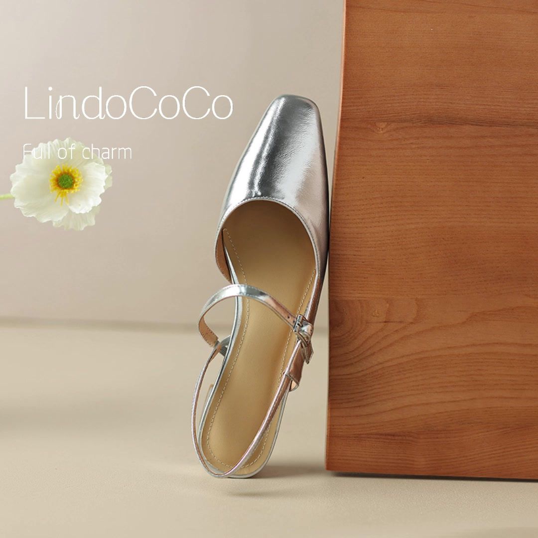 无帮 袢扣 皮革  - VALI鞋履AI设计主图