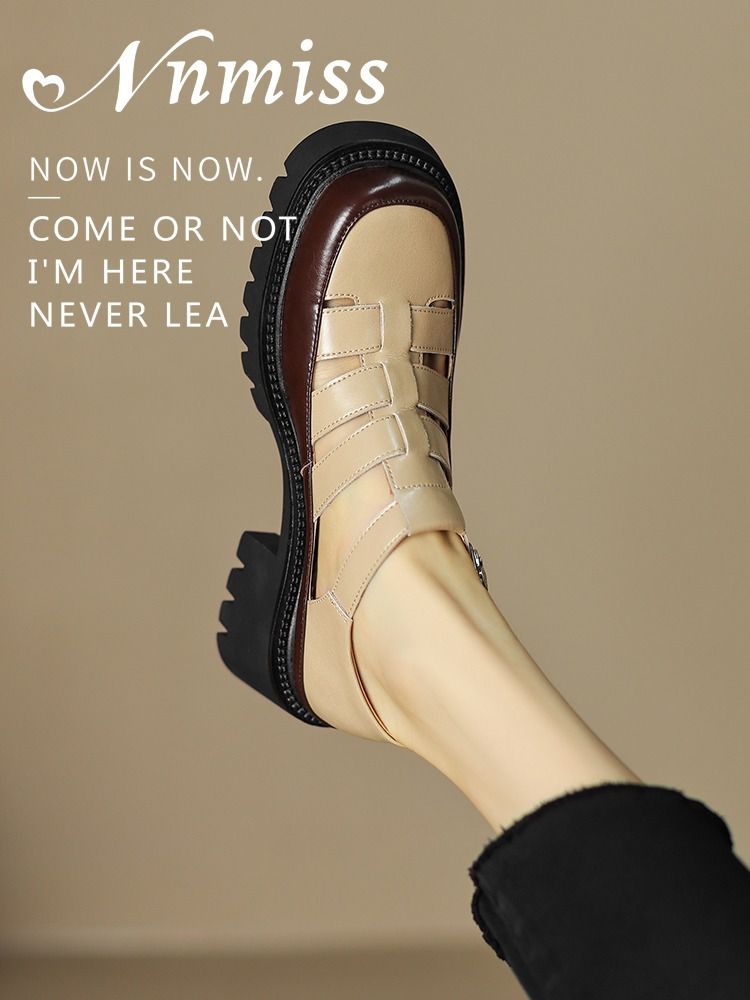 圆头 深口鞋 皮革  - VALI鞋履AI设计主图