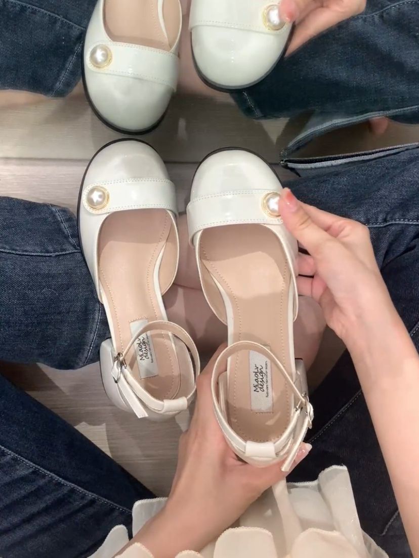 无帮 袢扣 皮革  - VALI鞋履AI设计主图