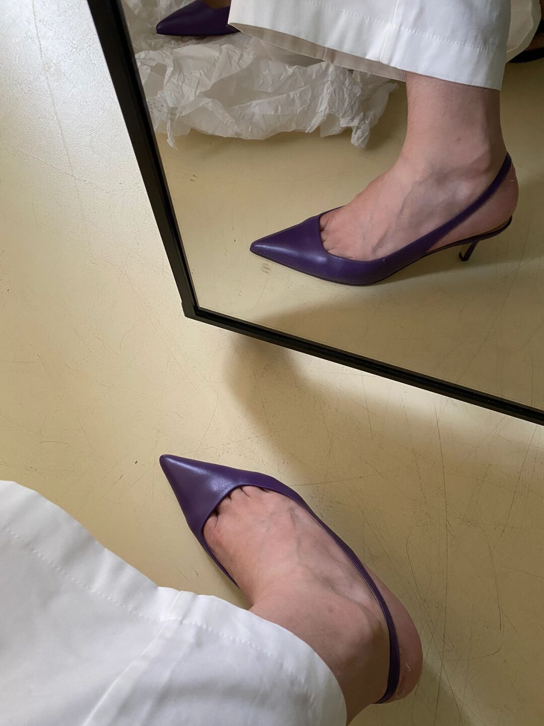 尖头 低帮 一脚蹬 浅口鞋 皮革  - VALI鞋履AI设计主图