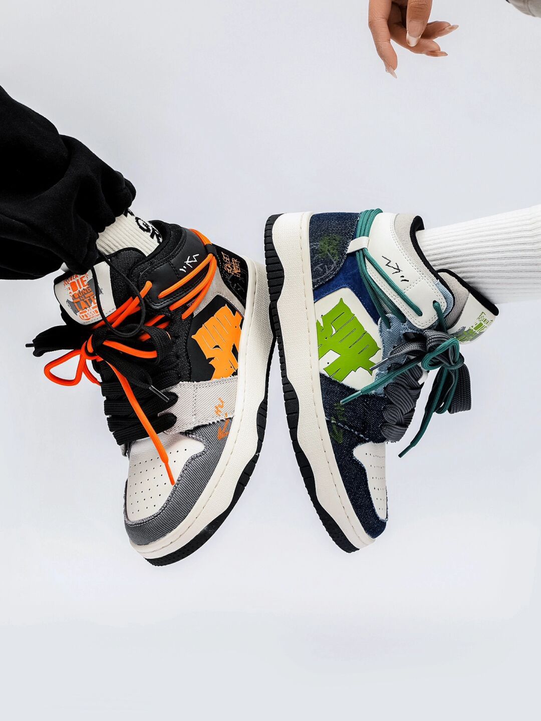 高帮 系带 皮革  - VALI鞋履AI设计主图